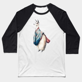 Llama in Cultural Attire Baseball T-Shirt